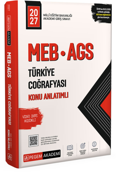 2027 MEB-AGS Türkiye Coğrafyası Konu Anlatımlı Pegem Akademi Yayınları FotokoPink
