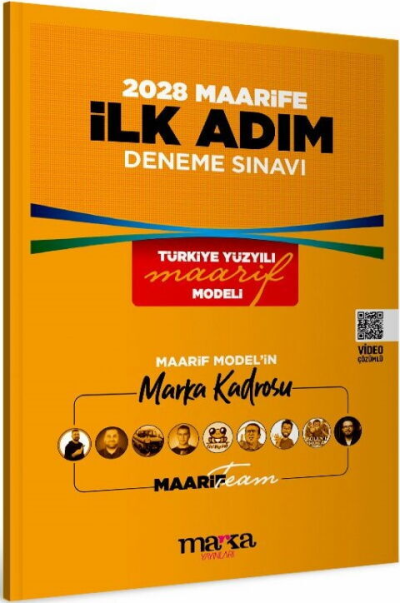 2028 Maarife İlk Adım Üniversiteye Hazırlık Türkiye Geneli Deneme Sınavı Marka Yayınları FotokoPink
