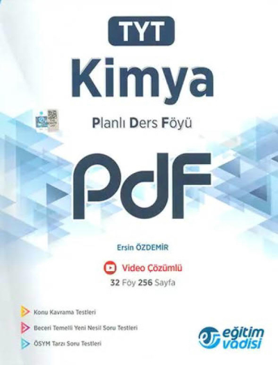 TYT Kimya Planlı Ders Föyü PDF Eğitim Vadisi Yayınları FotokoPink