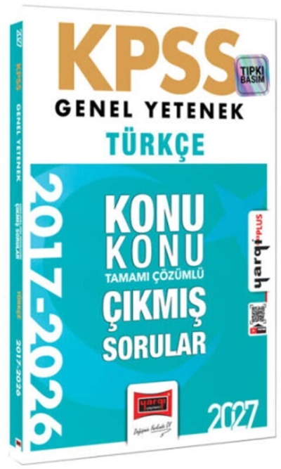 KPSS Genel Yetenek Türkçe Konu Konu Tamamı Çözümlü 10 Yıl Çıkmış Sorular Yargı Yayınevi FotokoPink