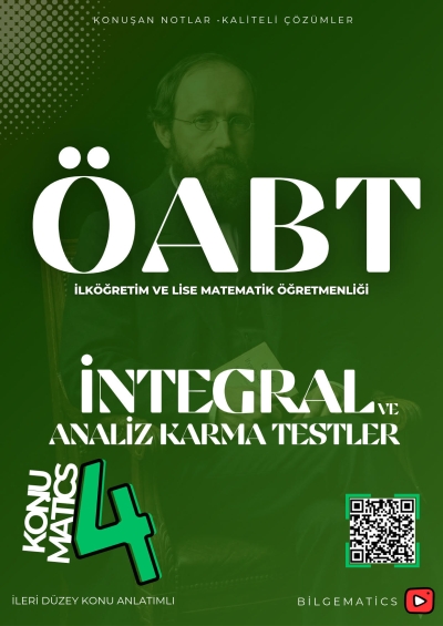 Konumatics 4 ÖABT İntegral ve Analiz Karma Testler Hüseyin Hoca FotokoPink