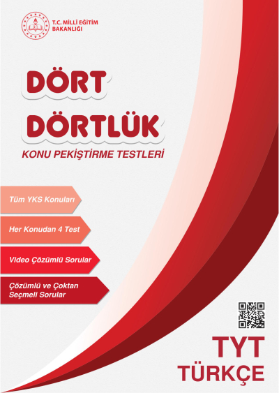 Dört Dörtlük Konu Pekiştirme Testleri TYT Türkçe FotokoPink