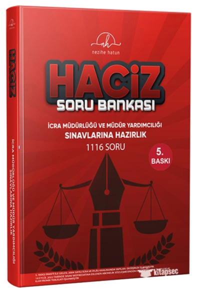 HACİZ İCRA MÜDÜRÜLÜĞÜ VE MÜDÜR YARDIMCILIĞI SORU BANKASI FotokoPink