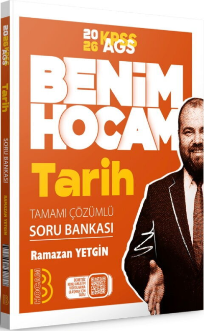 2026 KPSS AGS Tarih Tamamı Çözümlü Soru Bankası Benim Hocam Yayınları FotokoPink