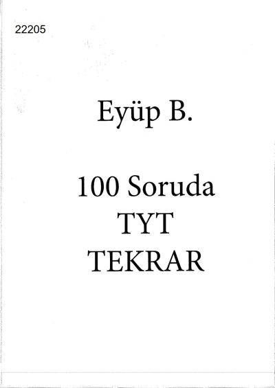 Eyüp B. 100 SORUDA TYT MATEMATİK TEKRARI FotokoPink