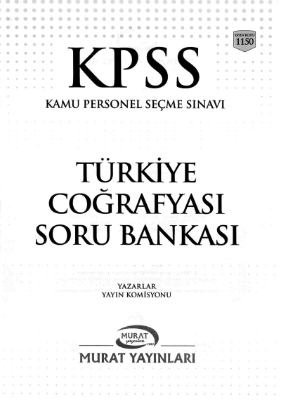 KPSS TÜRKİYE COĞRAFYASI SORU BANKASI ÇÖZÜMLÜ FotokoPink