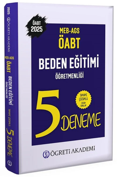 2025 ÖABT MEB-AGS Beden Eğitimi Öğretmenliği 5 Deneme Çözümlü Öğreti Akademi FotokoPink
