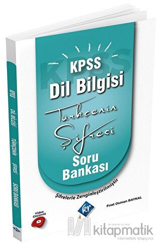 2022 KPSS Türkçenin Şifresi Dil Bilgisi Soru Bankası FotokoPink