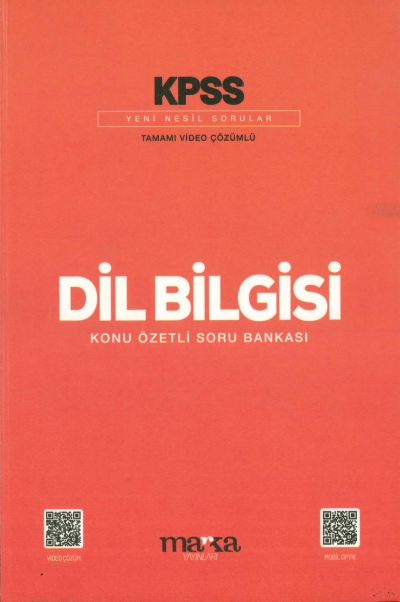 DİL BİLGİSİ KONU ÖZETLİ SORU BANKASI FotokoPink