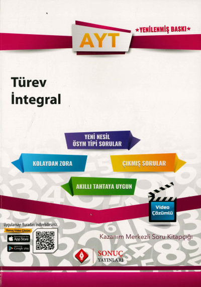 AYT TÜREV İNTEGAL SORU KİTAPÇIĞI FotokoPink