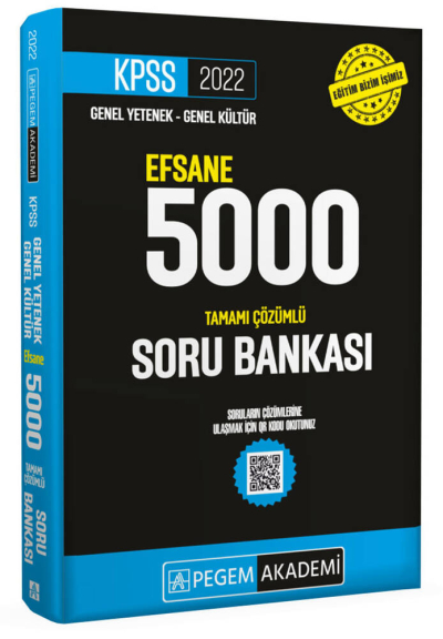 2022 KPSS Genel Yetenek Genel Kültür Efsane 5000 Tamamı Çözümlü Soru Bankası FotokoPink