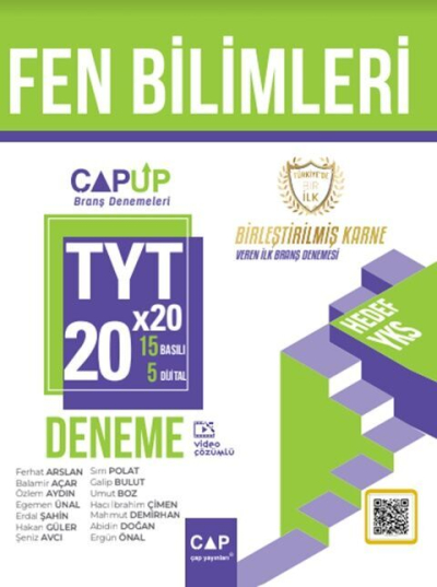 YT Fen Bilimleri 20 x 20 Up Deneme Çap Yayınları FotokoPink