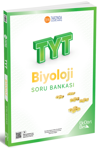 2026 Model TYT Biyoloji Soru Bankası Üç Dört Beş Yayınları FotokoPink