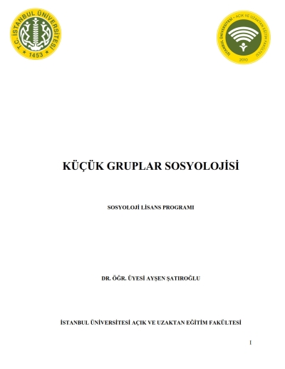 Küçük Gruplar Sosyolojisi FotokoPink
