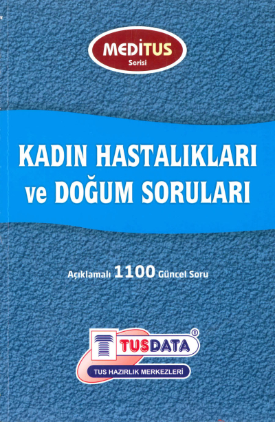 Kadın Hastalıkları ve Doğum Soruları Açıklamalı 1100 Güncel Soru Meditus Serisi TUSDATA FotokoPink