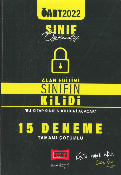 ALAN EĞİTİMİ SINIFIN KİLİDİ 15 DENEME TAMAMI ÇÖZÜMLÜ FotokoPink