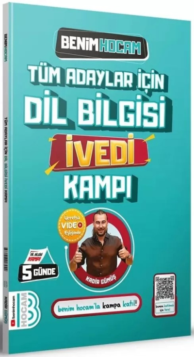 Tüm Adaylar İçin Dil Bilgisi İvedi Kampı Benim Hocam Yayınları