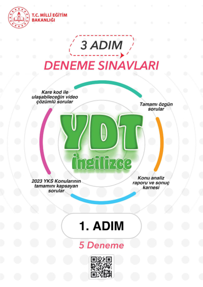 3 ADIM DENEME SINAVLARI YDT İNGİLİZCE 1. ADIM