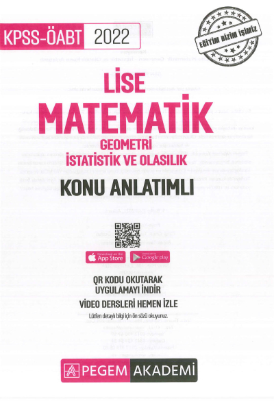 LİSE MATEMATİK GEOMETRİ - İSTATİSTİK VE OLASILIK KONU ANLATIMLI