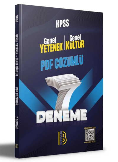 KPSS Genel Yetenek Genel Kültür 7 Deneme PDF Çözümlü Benim Hocam Yayınları FotokoPink