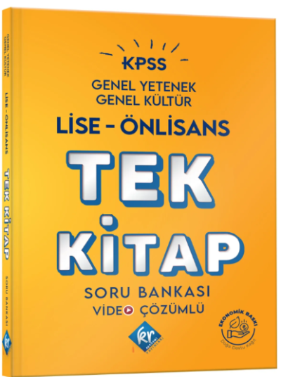 LİSE-ÖNLİSANS TEK KİTAP SORU BANKASI VİDEO ÇÖZÜMLÜ (TÜM DERSLER) FotokoPink