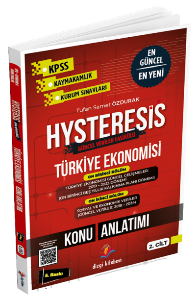 Dizgi Kitap Hysteresis Türkiye Ekonomisi Güncel Veriler 2024 Tufan Samet Özdurak FotokoPink