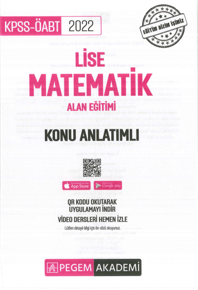 LİSE MATEMATİK ALAN EĞİTİMİ KONU ANLATIMLI FotokoPink