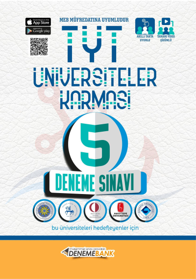 TYT Üniversiteler Karması 5 Deneme Sınavı Deneme Bank FotokoPink