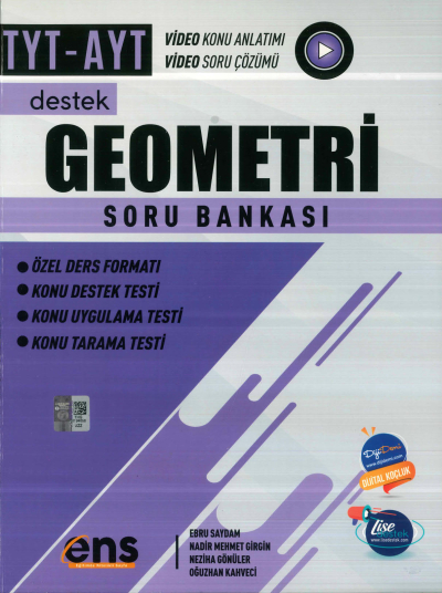 TYT AYT Geometri Destek Soru Bankası ENS Yayıncılık FotokoPink