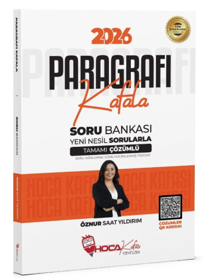 2026 Paragrafı Kafala Soru Bankası Çözümlü Öznur Saat Yıldırım Hoca Kafası Yayınları FotokoPink