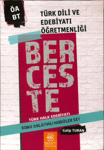 BERCESTE TÜRK HALK EDEBİYATI KONU ANLATIMI MODÜLER SET