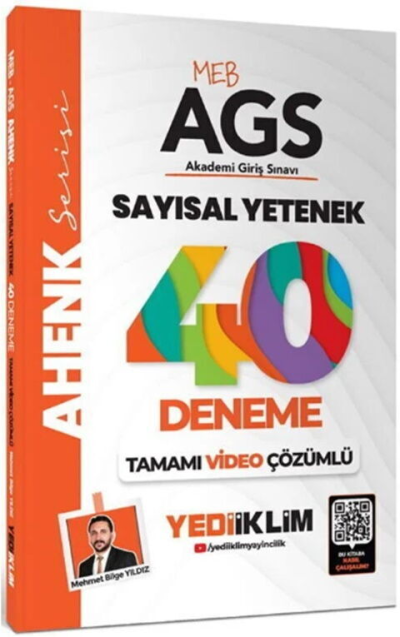 2025 MEB AGS Sayısal Yetenek 40 Deneme Yediiklim Yayınları FotokoPink