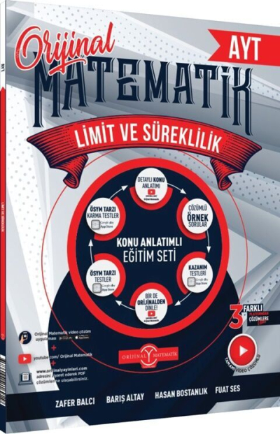 AYT Matematik Limit ve Süreklilik Konu Anlatım Testi Orijinal Yayınları FotokoPink