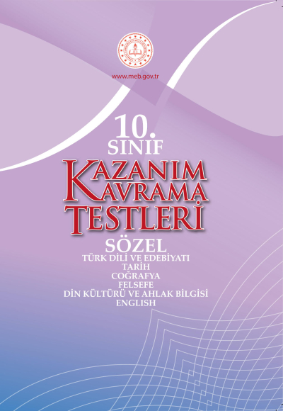 10. Sınıf Kazanım Kavrama Testleri (Sözel) FotokoPink