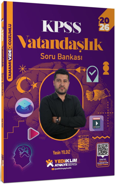 2026 KPSS Vatandaşlık Atölye Soru Bankası Çözümlü Yediiklim Yayınları FotokoPink