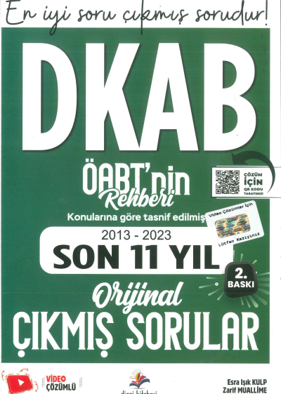 DKAB ÖABT'NİN REHBERİ 2013-2023 ORJİNAL ÇIKMIŞ SORULAR FotokoPink