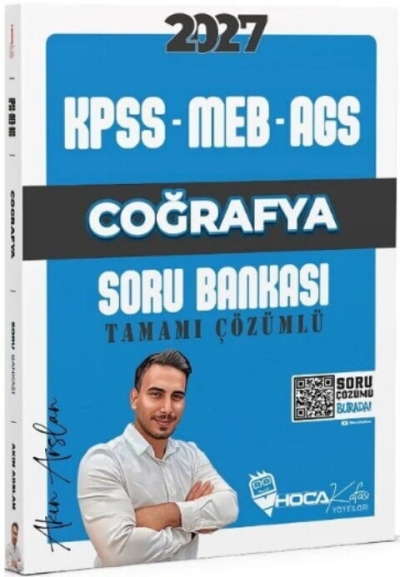 KPSS MEB-AGS Coğrafya Soru Bankası Çözümlü Hoca Kafası Yayınları FotokoPink